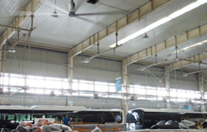 汽車制造車間通風(fēng)降溫解決方案